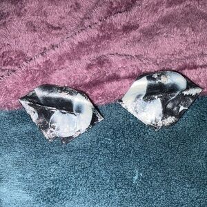 Abstract Black and White Earrings